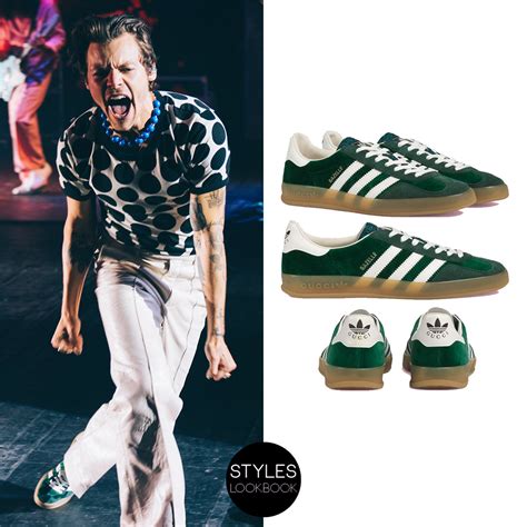 gazelles adidas gucci|adidas gucci gazelle harry styles.